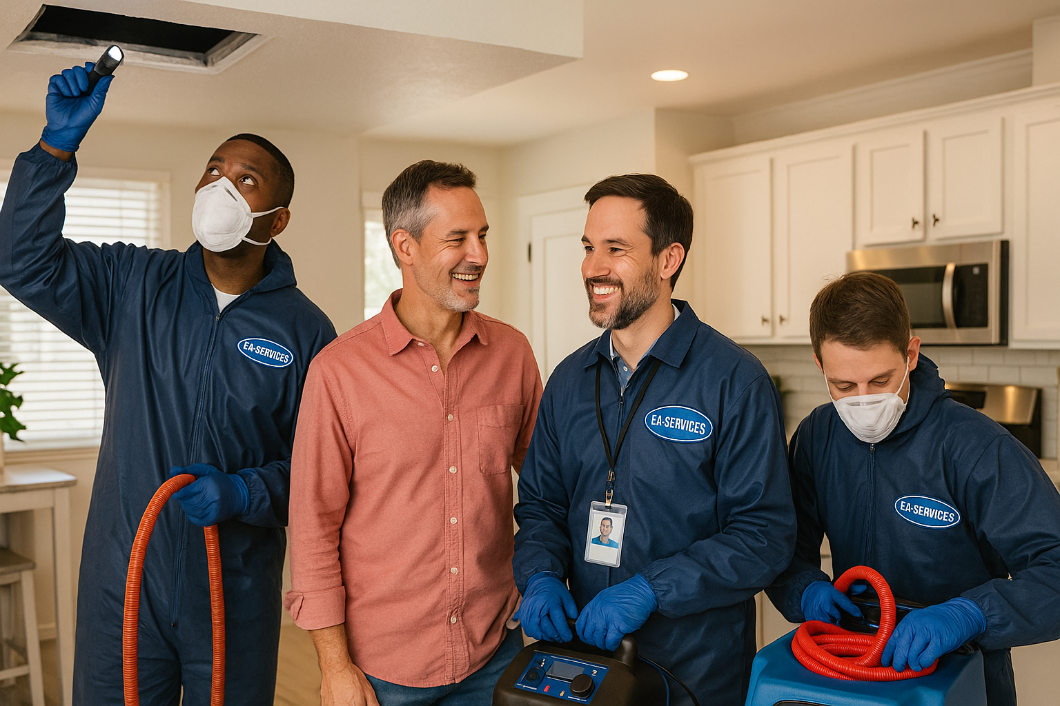 Professional cleaning team working in Encanto Phoenix